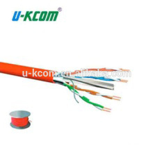 4 par trenzado ftp ftp cat6a cable, de alta calidad de interior / exterior utp ftp sftp cable de red hecho en China